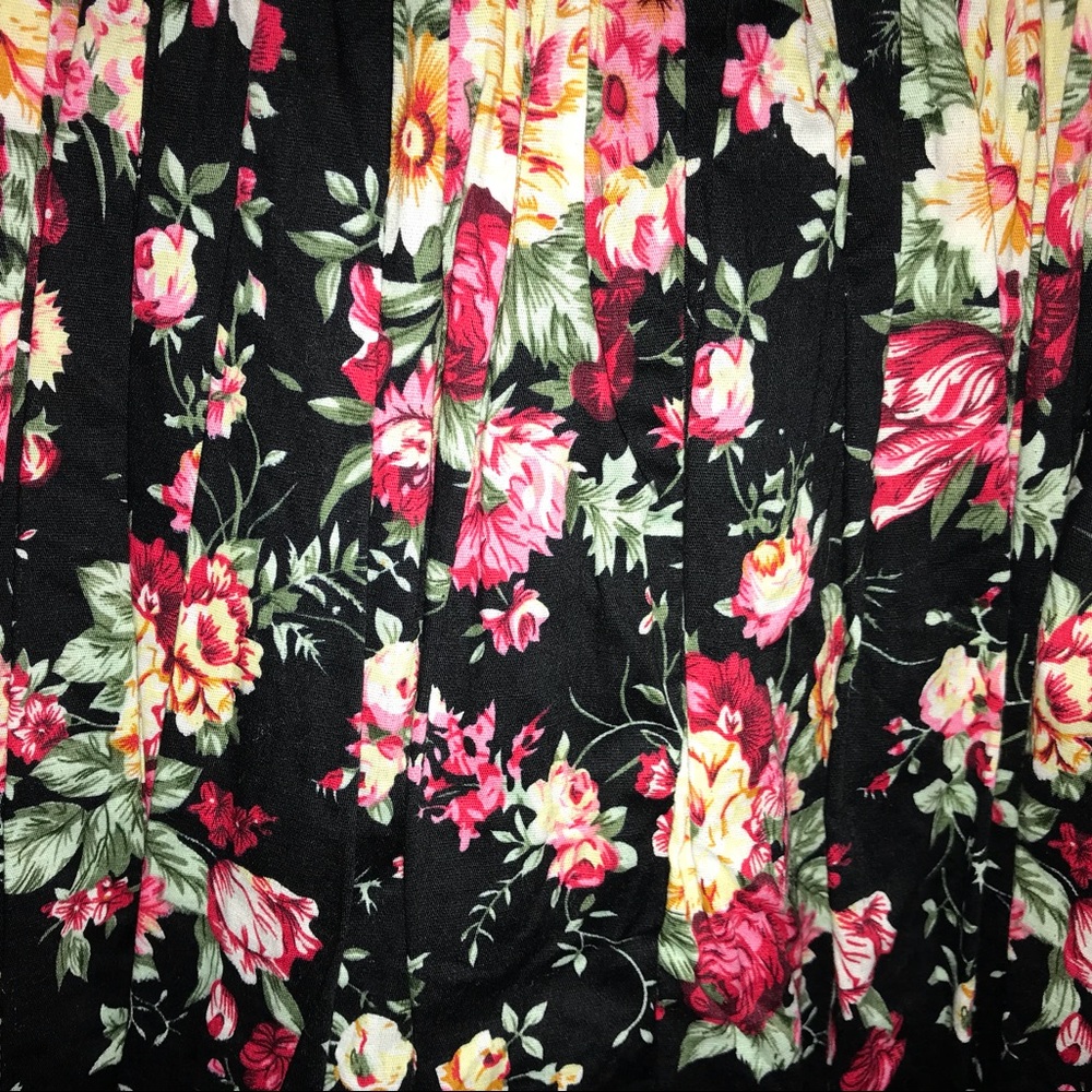 STRAPLESS FLORAL DRESS - Picture 5 of 5